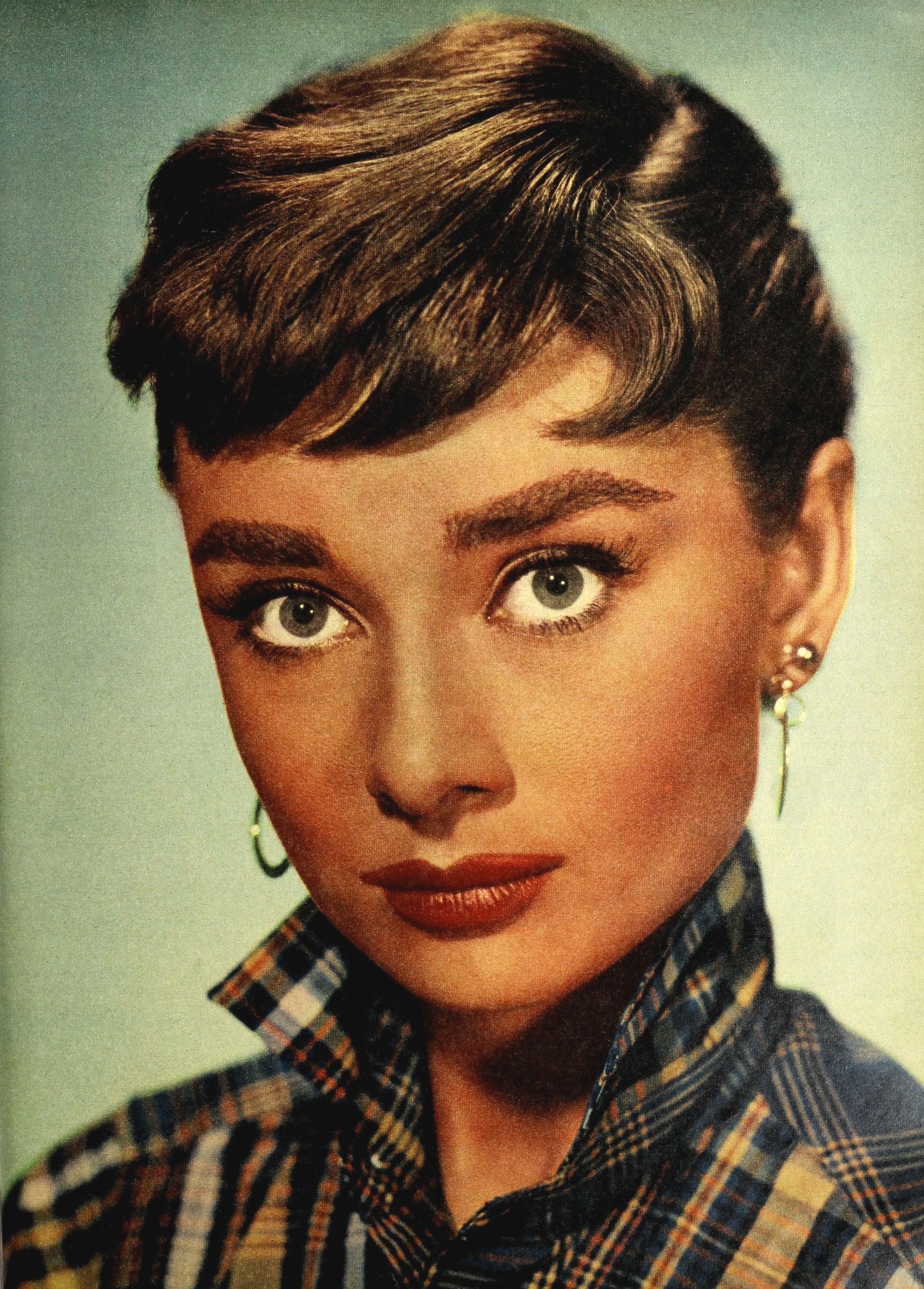 Audrey Hepburn in a 1954 publicity portrait.