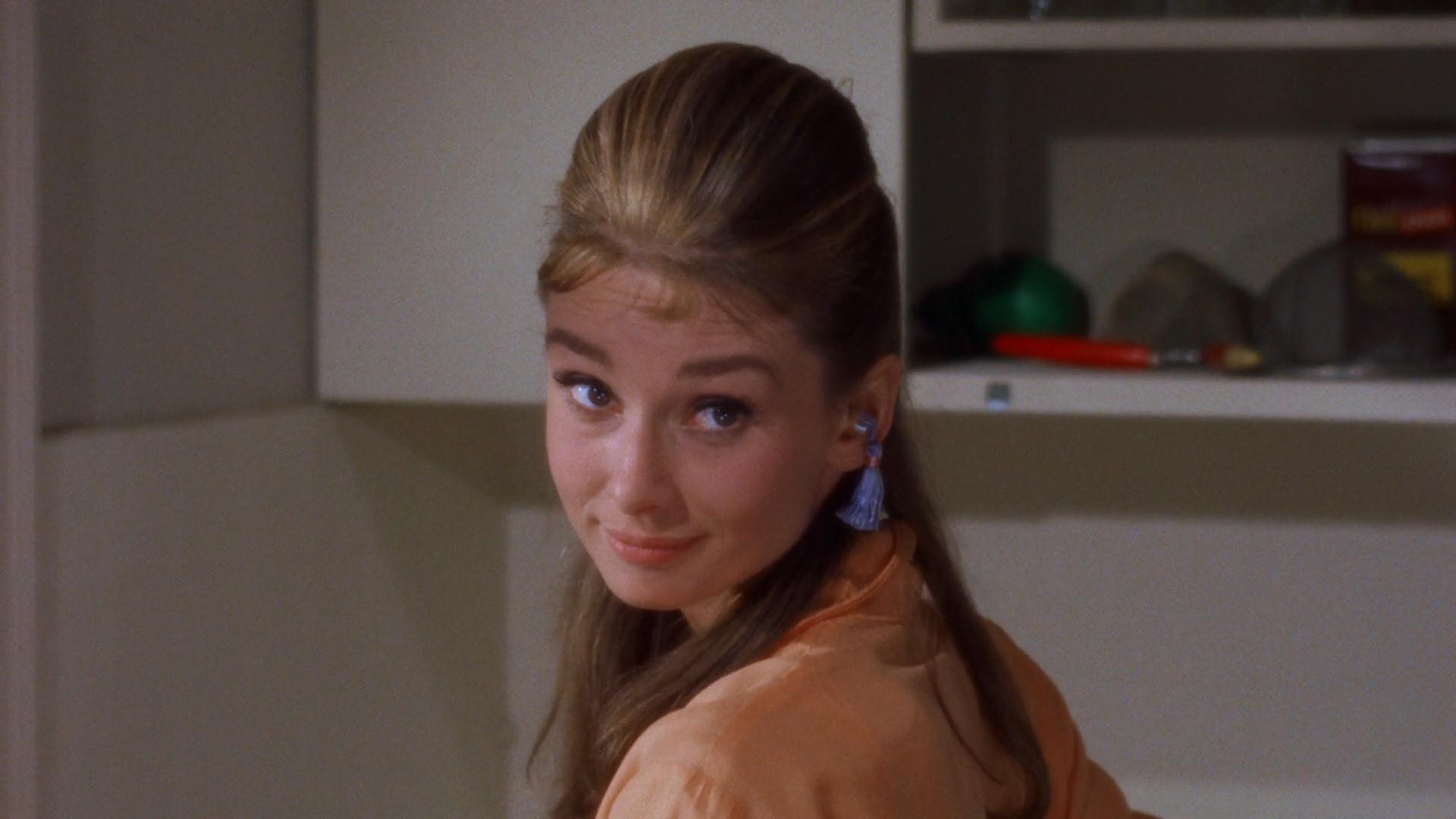 Audrey Hepburn as Holly Golightly in Breakfast at Tiffany's.