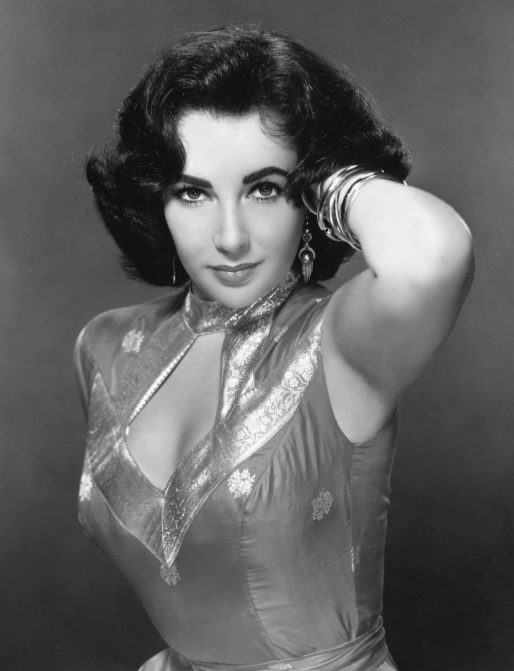 Elizabeth Taylor in an MGM portrait from the late 1950s