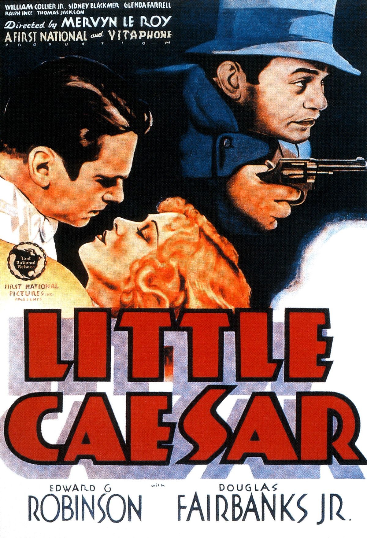 "Style A" theatrical release poster of the 1931 American film Little Caesar.