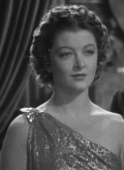 Myrna Loy in Libeled Lady (1936).